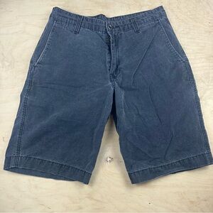 Levi's Dark Blue Flat Front Shorts